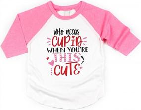 img 4 attached to Matching Needs Cupid Youre Valentines Apparel & Accessories Baby Girls best: Clothing