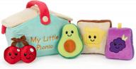 gund baby my little picnic plush playset with 5 pieces, 7 inches - best for improved search engine optimization logo