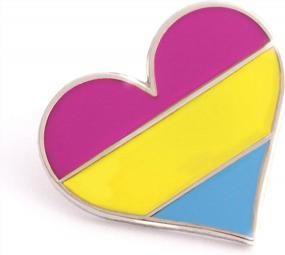 img 4 attached to Pansexual Pride Enamel Pin - Show Your Support For The LGBTQ+ Community!