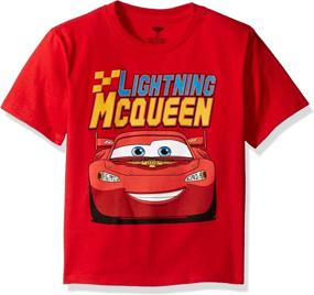 img 1 attached to Disney Little Lightning Mcqueen T Shirt - Premium Boys' Tops, Tees & Shirts Collection