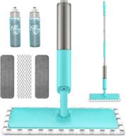 🧹 microfiber spray mop for efficient floor cleaning - enspoway dry wet floor mop with 3 reusable pads and 2 refillable spray bottles - dust cleaning mop with sprayer for kitchen, hardwood, laminate, vinyl, ceramic logo