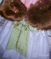 img 1 attached to 👰 Faux Fur Flower Girl Wedding Wrap review by Dominic Ceo