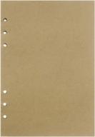 stock up on blank craft filler paper for large refillable journals - a5 notebook insert with 200 pages logo