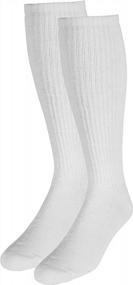 img 1 attached to Truform Medical Compression Socks For Men And Women, 8-15 MmHg Knee High Over Calf Length