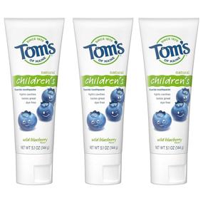 img 4 attached to 🫐 Toms of Maine Blueberry Children's Toothpaste: Naturally Delicious Oral Care for Kids