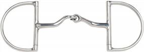 img 1 attached to Premium Quality Korsteel JP Hunter Dee Ring Snaffle Bit With Jointed Port Design