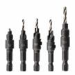 enhance your woodworking skills with xnrtop's 5-piece countersink drill bit set logo