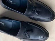 img 1 attached to Find Abe_HS01 Loafers Black Smart review by Bobby Lawson