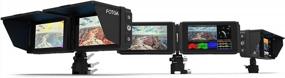 img 2 attached to Fotga E50S 5Inch Ultra Bright 2500Nits Touch Screen Camera Field Monitor,Wavaform,Vector,4K HDMI Input/Output,3G SDI,Dual Battery Slot,Daylight Visibility 2200,IPS,For DSLR Video Cinema Camera