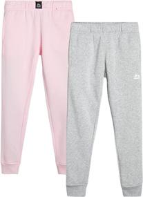 img 4 attached to RBX Girls Sweatpants Joggers Heather Girls' Clothing at Active