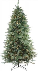 img 3 attached to 9-Foot Pre-Lit Medium Washington Frasier Artificial Christmas Tree With Clear Lights By Northlight