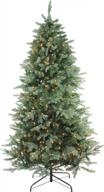 9-foot pre-lit medium washington frasier artificial christmas tree with clear lights by northlight logo