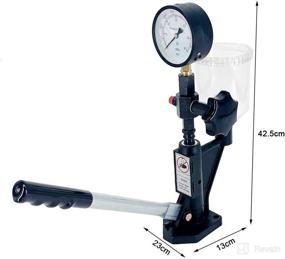 img 1 attached to 💪 NICO 600Bar Diesel Fuel Injector Tester - 8700PSI Diesel Injector Nozzle Tester with Dual Scale Gauge for Adjusting Injector Nozzle Pressure and Testing Diesel Injector Nozzle Pop Pressure