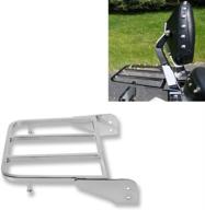 🛵 suzuki intruder volusia vl800 2001-2011 luggage rack with solo seat and sissy bar: perfect fit for boulevard m50 and c50 2005-2011! логотип