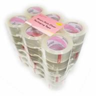 2" wide ultra clear shipping packaging tape - 36 rolls of 110 yards each (1 box) 330 feet long by imbaprice logo
