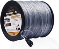 anleolife heavy duty trimmer line - 5-pound square .105-inch-by-1038-ft in spool with bonus line cutter логотип