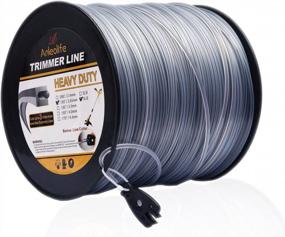 img 4 attached to ANLEOLIFE Heavy Duty Trimmer Line - 5-Pound Square .105-Inch-By-1038-Ft In Spool With Bonus Line Cutter
