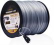 anleolife heavy duty trimmer line - 5-pound square .105-inch-by-1038-ft in spool with bonus line cutter logo