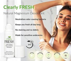 img 3 attached to 🌿 Revolutionary Clearly FRESH Magnesium Deodorant Protection: Unmatched Odor Defense