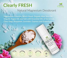 img 2 attached to 🌿 Revolutionary Clearly FRESH Magnesium Deodorant Protection: Unmatched Odor Defense