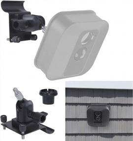img 4 attached to Upgrade Your Outdoor Blink Camera Setup With No-Hole Needed Adjustable Siding Mount