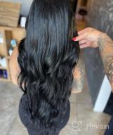 img 1 attached to Get A Stunning Ombre Look With Sunny'S Real Hair Tape In Extensions In Natural Black And Dark Brown With Ash Brown Tape - 20Pcs, 50G, 24Inch. review by Thomas Henry