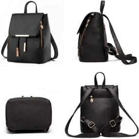 img 2 attached to Casual Fashion Leather Backpack Shoulder Women's Handbags & Wallets - Fashion Backpacks