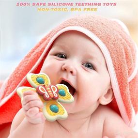 img 1 attached to Suction Spinner Toys Year Girls Baby & Toddler Toys