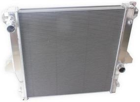 img 4 attached to 🔥 LUXERAD Triple Row Aluminum Radiator for 2003-2009 Dodge Ram 2500 3500 4000 Cummins 5.9L 6.7L L6 Diesel