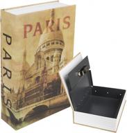 secure your valuables with kyodoled book safe – paris collection, combination lock and secret hiding place for money and more logo