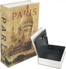 img 4 attached to Secure Your Valuables With KYODOLED Book Safe – Paris Collection, Combination Lock And Secret Hiding Place For Money And More