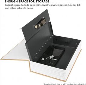 img 3 attached to Secure Your Valuables With KYODOLED Book Safe – Paris Collection, Combination Lock And Secret Hiding Place For Money And More