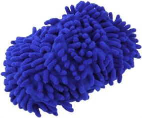 img 3 attached to 🧦 Efficient Home Cleaning Solution: Soft Slipper Duster Cloth for Mop Sweeping Floors (1 Pair/Blue)