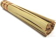 scandicrafts 7-inch bamboo pot scraper scrubber and stiff whisk, ideal for cleaning cast iron skillets, grills, and food scraping - kitchen cleaner and grill scrubbing tool logo