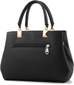 img 2 attached to Dreubea Handbag Shoulder Leather Crossbody Women's Handbags & Wallets: Stylish and Functional Totes