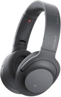 🎧 renewed sony wh-h900n h.ear on 2 wireless over-ear noise cancelling high resolution headphones in black/grey логотип