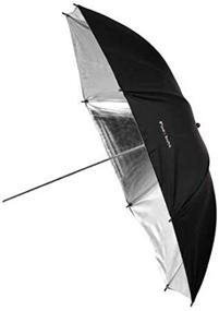 img 4 attached to 43" Fotodiox Premium Grade Studio Umbrella - Black & Silver Reflective With Fine Grain Silver Interior