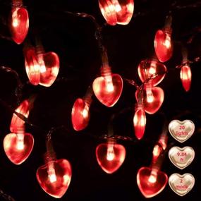 img 4 attached to 20 LED Rose String Lights - Perfect Valentine'S Day Decorations For Weddings, Parties & Indoors/Outdoors!