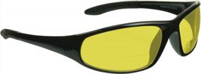 img 4 attached to Nighttime Safety Essential: ProSPORT Yellow Bifocal Glasses Z87 For Men And Women Driving And Riding