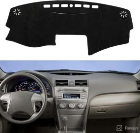 img 4 attached to 🚘 Enhance Your Toyota Camry's Interior with SHINEHOME Dashboard Cover Mat Carpet - Perfect Fit for 2007-2011 Models