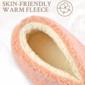 img 2 attached to Furry And Warm: Parlovable Women'S Memory Foam Sherpa Slippers For Ultimate Comfort