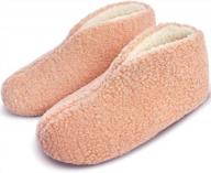 furry and warm: parlovable women's memory foam sherpa slippers for ultimate comfort logo