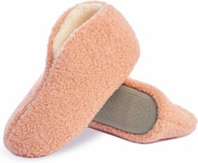 img 3 attached to Furry And Warm: Parlovable Women'S Memory Foam Sherpa Slippers For Ultimate Comfort