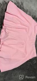 img 5 attached to Gardenwed-Tennis-Skirts-For-Womens-Плиссированные спортивные шорты для гольфа Спортивная одежда с карманами и высокой талией