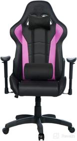 img 4 attached to 🪑 Cooler Master Caliber R1 Gaming Chair: Ultimate Comfort and Style for Computer Games, Office, and Racing, with Lumbar Support & Adjustable Features in Stylish Purple Design