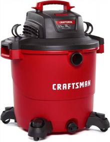 img 4 attached to Heavy-Duty 20 Gallon 6.5HP Wet/Dry Vacuum By CRAFTSMAN - Includes Attachments!