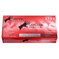 🧤 15 count medium latex gloves – secure your grip logo