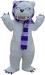 horrifying zombie bear mascot costume for ubcm halloween party and fancy dress - perfect for a terrifying look logo