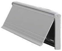 img 1 attached to 📪 CRL Satin Anodized No-Draft Mail Slot - 3" x 11-1/2" for Enhanced Security and Convenience