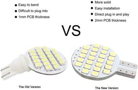 img 1 attached to ✨ Super Bright T10 LED Bulb 921 194 192 C921 - 20x GRV 24-2835 SMD Cool White Lamp for Vehicle Boat Ceiling Dome Interior Lights (2nd Generation)